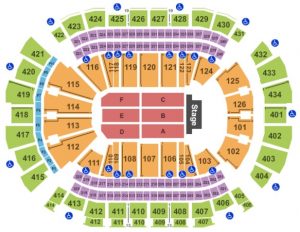 toyota center seating chart