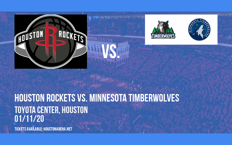 Houston Rockets vs. Minnesota Timberwolves at Toyota Center tickets Houston Rockets vs. Minnesota Timberwolves at Toyota Center