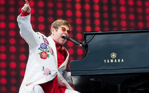 Elton John at Toyota Center