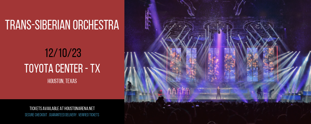 Trans-Siberian Orchestra at Toyota Center - TX