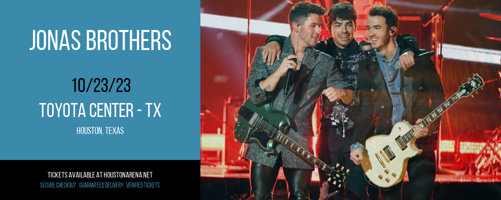 Jonas Brothers [CANCELLED] at Toyota Center - TX