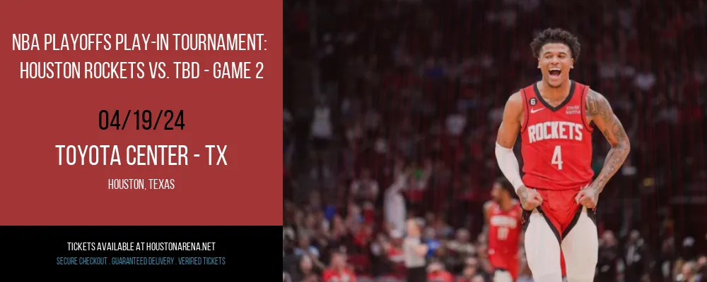 NBA Playoffs Play-In Tournament at Toyota Center - TX