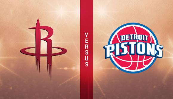 Houston Rockets vs. Detroit Pistons at Toyota Center