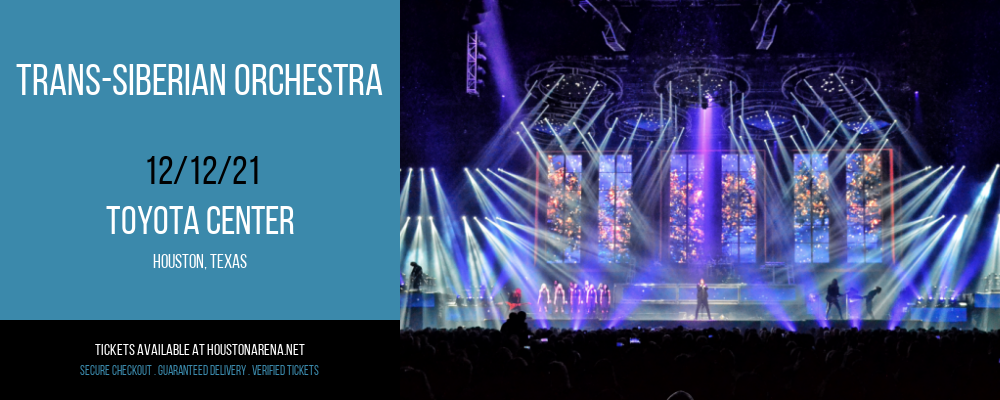 Trans-Siberian Orchestra at Toyota Center tickets Trans-Siberian Orchestra at Toyota Center