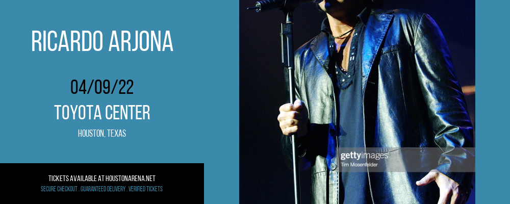 Ricardo Arjona at Toyota Center tickets Ricardo Arjona at Toyota Center