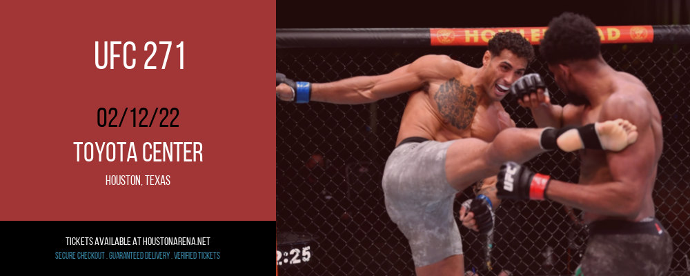 UFC 271 at Toyota Center tickets UFC 271 at Toyota Center