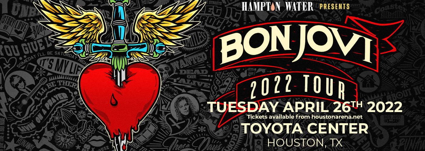 Bon Jovi 2022 Tour at Toyota Center tickets Bon Jovi 2022 Tour at Toyota Center